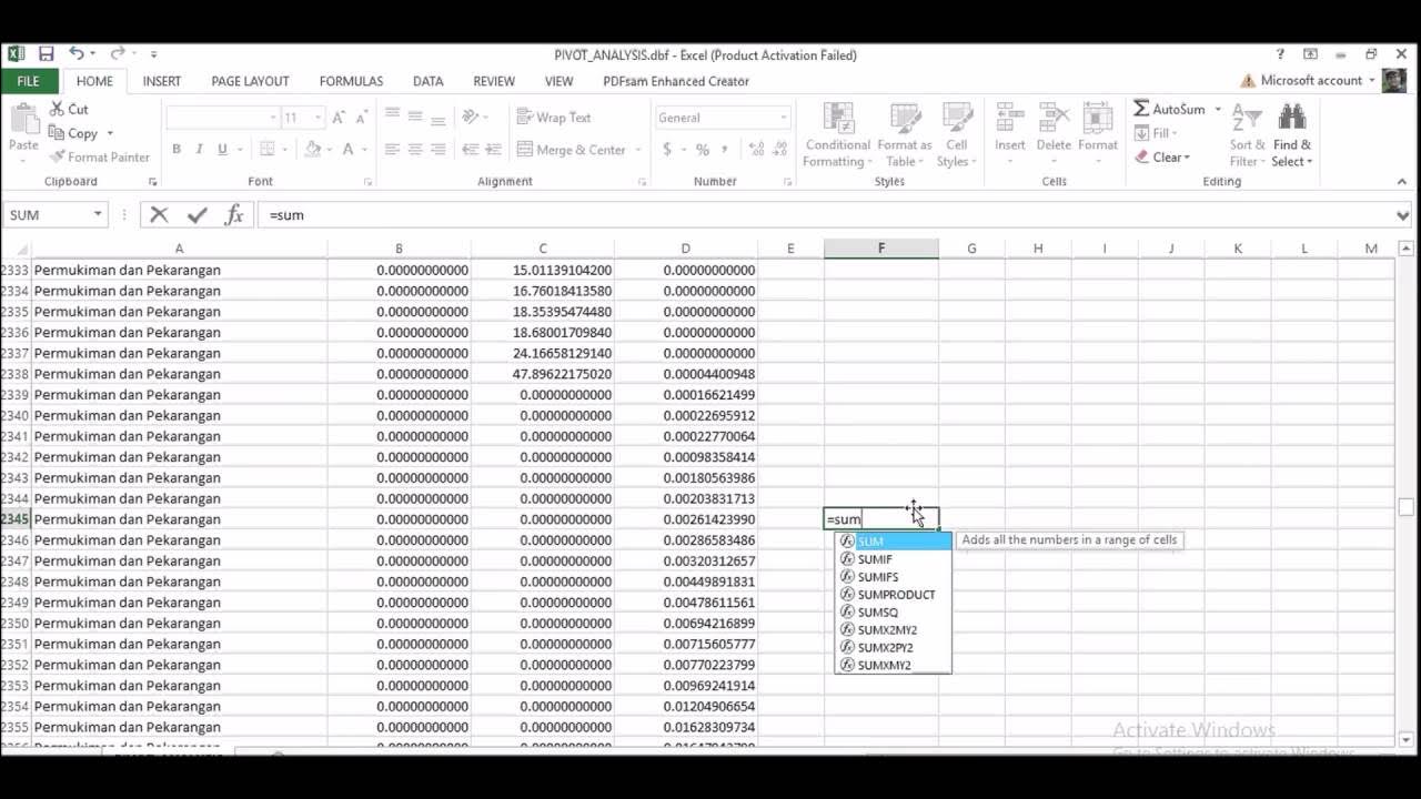 Creating Pivot Table and Perform Crosstab Analysis in ArcGIS and MS ...