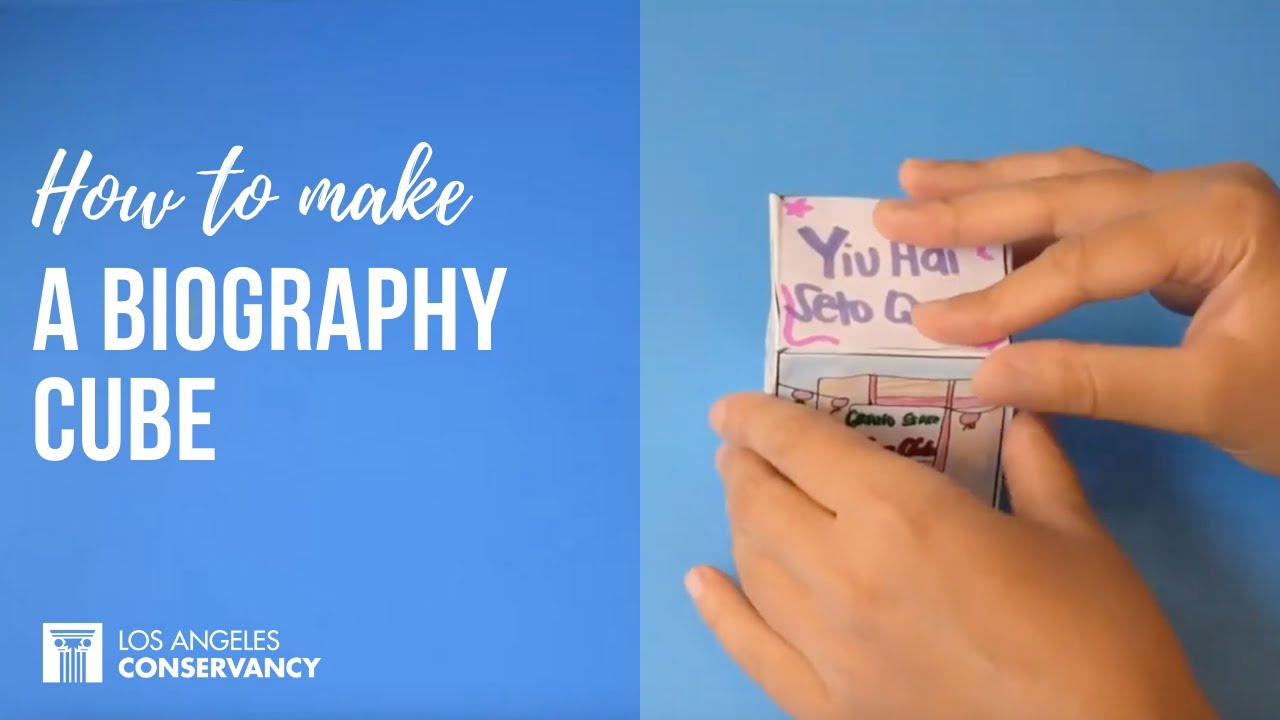 how to make a biography cube