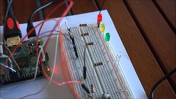 Raspberry Pi steuert eine Ampel