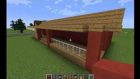 Minecraft ranch house tutorial part 1