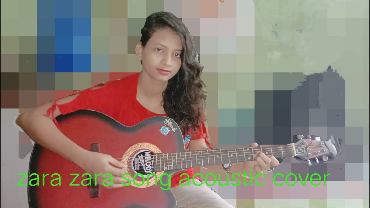 zara zara //Acoustic guitar//cover song//ft.vaishali das//lead //chords