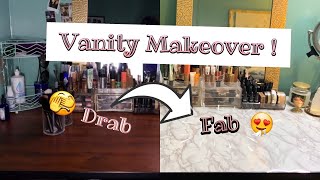 Vanity Makeover for Under 40$ | Ft. Marble Contact Paper | Boujie on a Budget