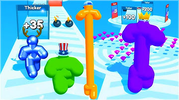 Very Satisfying and Relaxing Mobile Game: Tall Man Run, Count Masters, Roof Rails, Number Masters