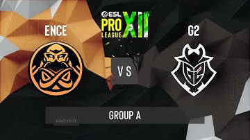CS:GO - G2 Esports vs. ENCE [Dust2] Map 2 - ESL Pro League Season 12 - Group A - EU