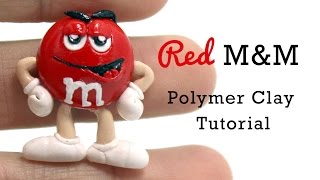 Red M&M Polymer Clay Tutorial | Collaboration w/ LittleSurprisesYT
