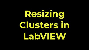 LabVIEW - Resizing Clusters