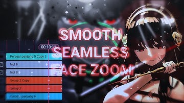 tutorial smooth seamless face zoom | alight motion like AE