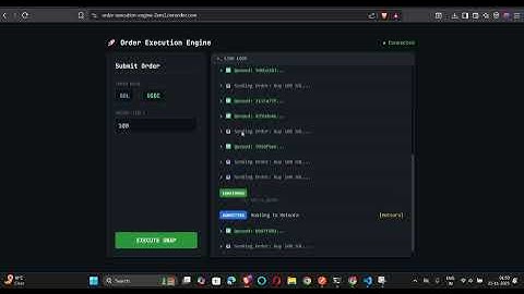 Backend assignment | Eterna Labs