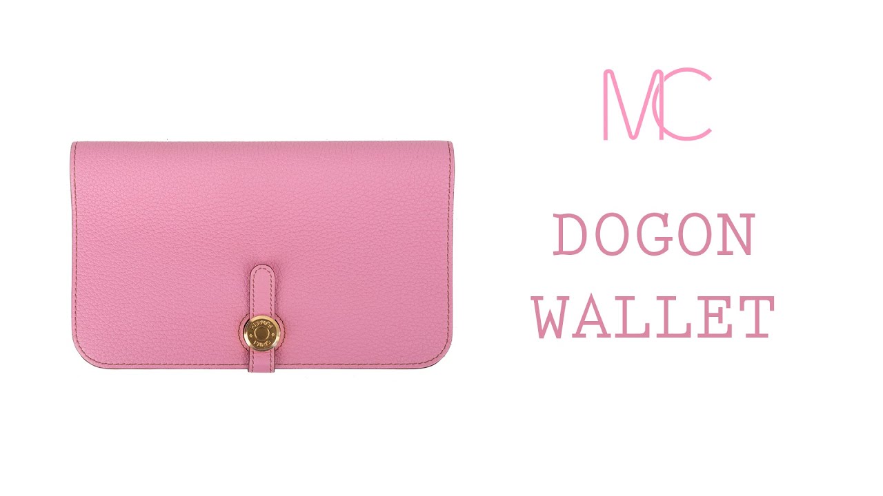 Hermes Dogon Wallet Coveted 5P Pink GM Long Togo Gold Hardware – Mightychic