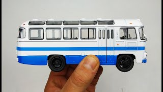 видео: Модель автобуса ПАЗ 672 Пазик масштаб 1/43 Наши автобусы Модимио №7 распаковка и обзор! Про машинки! картинка: Модель автобуса ПАЗ 672 Пазик масштаб 1/43 Наши автобусы Модимио №7 распаковка и обзор! Про машинки!
