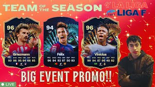 EA FC 24 LIVE: LA LIGA TOTS EVENT🤩 WL QUALI MIT NEUEM TOTS FUNTEAM & PACK GRIND!! 🔥