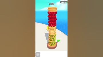 Pancake Run level 97 Gameplay Android,iOS New game #pancakerun #gameplay #shorts