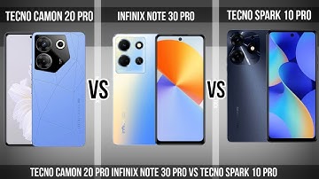 Tecno camon 20 pro vs infinix note 30 pro vs tecno spark 10 pro | full Comparison