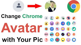 how to change chrome avatar with custom picture?