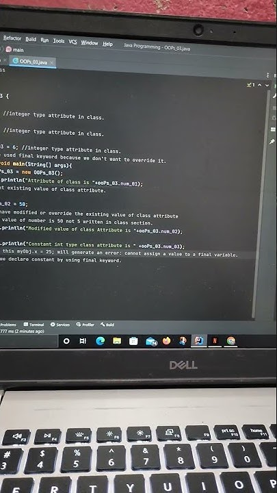 How to declare attributes in java class | Java for Beginners - YouTube