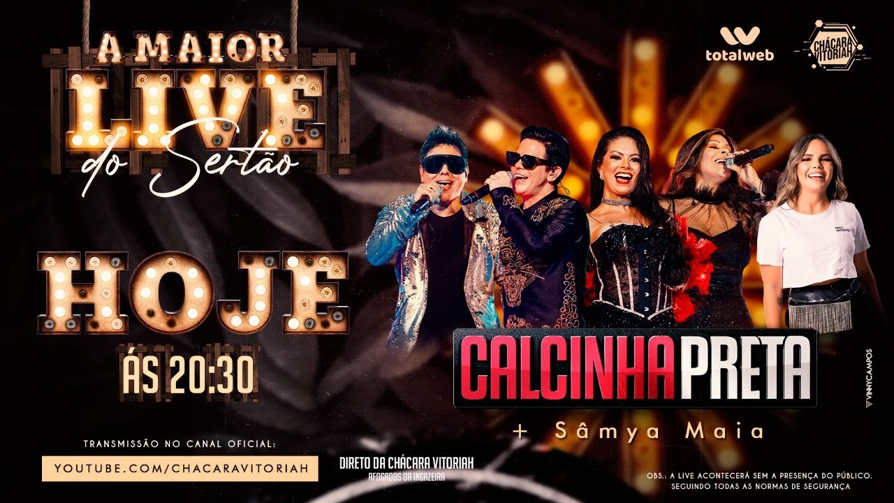 A MAIOR LIVE DO SERTÃO CALCINHA PRETA / SÂMYA MAIA