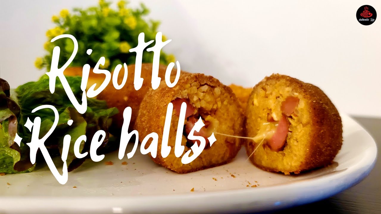 Quick and Easy Risotto "Italian Fried Rice Balls" (Homemade Style
