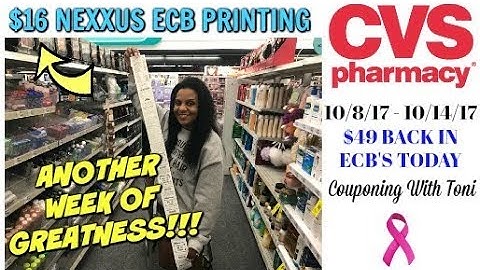CVS Couponing 10/8/17 | Surprise $16 ECB PRINTING!!!