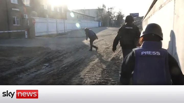 Sky News team under heavy fire as ambushed in Ukra...
