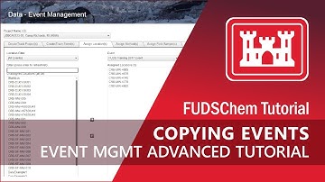 Event Management Advanced - Copying Events - FUDSChem
