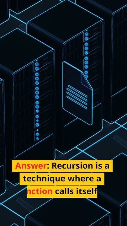 What is recursion in programming? Tech Interview Question 2 of 100 ...