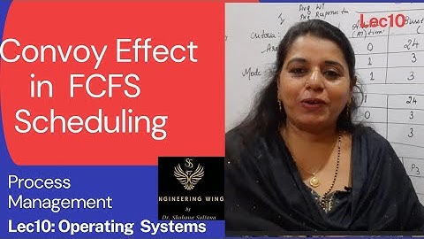 Lec10: Convoy Effect in FCFS