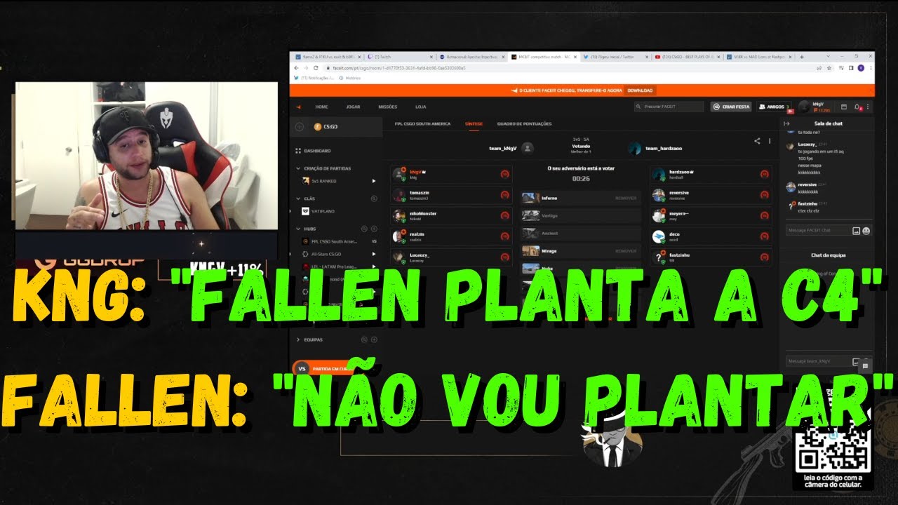 kNg fala sobre round marcante na MIBR