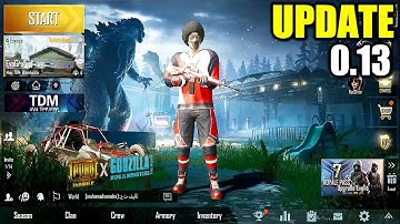 PUBG Mobile UPDATE 0.13.0 is OUT!! New Godzilla Theme, 4v4 TDM Mode & More!