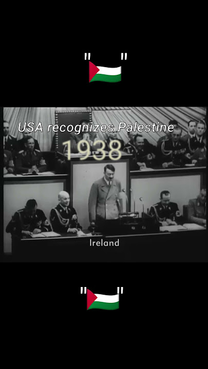 USA's president mentions Palestine as an independent state in his message to Hitler #shorts