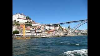 Passeio de barco no rio Douro, Ribeira do Porto - Boat ride Douro River, Oporto, Portugal