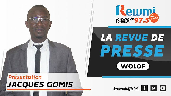 Press Review! Jacques Gomis June 30, 2025 [Wolof Version]…Rewmi Official