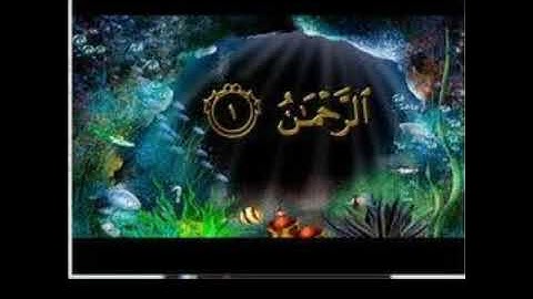 حالات واتساب سورة الرحمن بصوت الشيخ ياسر الدوسري