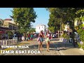 Izmir Walking Tour: Eski Foça Seaside Renovation &amp; Town Center | Turkey Travel 2022 | 4K UHD 60fps