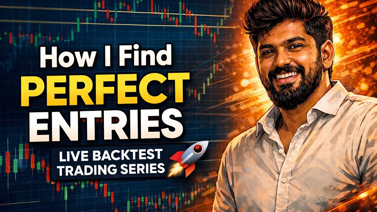 How I Find Perfect Entries | Live Backtest Trading Series 🚀