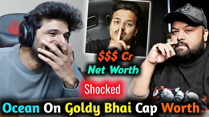 Ocean Shocked by 8bit Thug Net Worth😱 Reply Goldy Bhai Cap Net Worth🔥