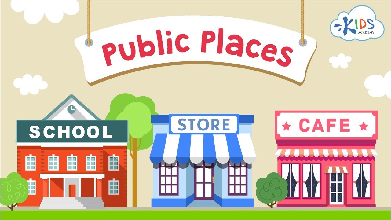 Common Places in Your Community - City Vocabulary | Social Studies for Children | Kids Academy