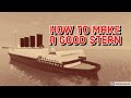 Plane Crazy - How to Build a Good Stern