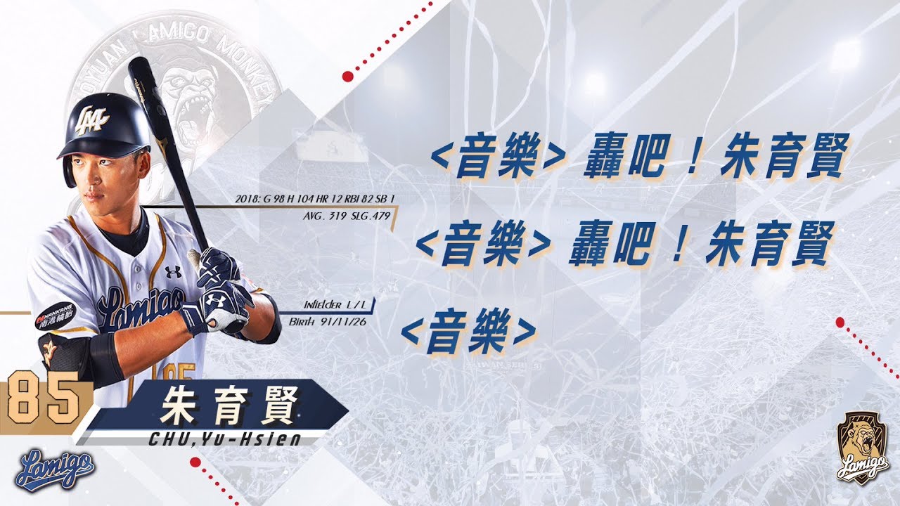 【Lamigo Monkeys】2019 全猿主場 猿風加油 球員應援曲集 選手応援曲メドレー