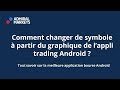Comment passer un trade sur l’application Android à partir du graphique de trading