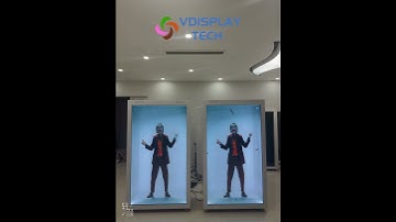 Human Size 86inch 3D Touch HOLOBOX #ai #augmentedreality #artificialintelligence  #holobox