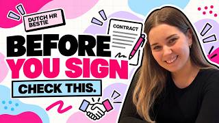 Full Dutch employment contract explained: 10 things to check before you sign Update