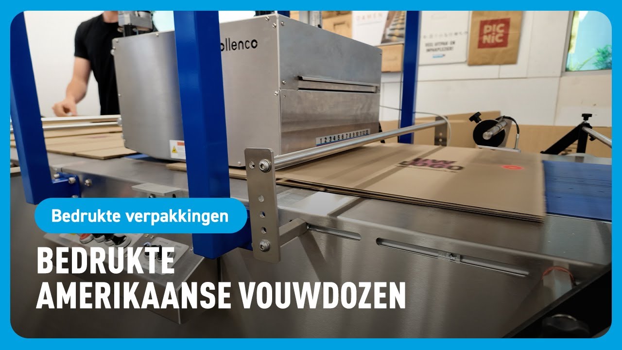 Val op met onze bedrukte Amerikaanse vouwdozen