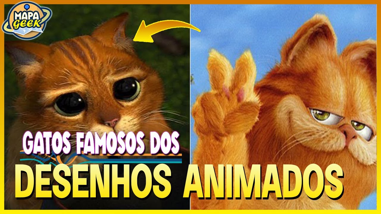 Ilustrações dos gatos mais famosos dos desenhos animados!