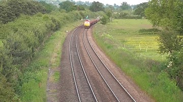 DB schenker 66118 & 66169 Westbury to Risca & Pontymister empty ballast wagons