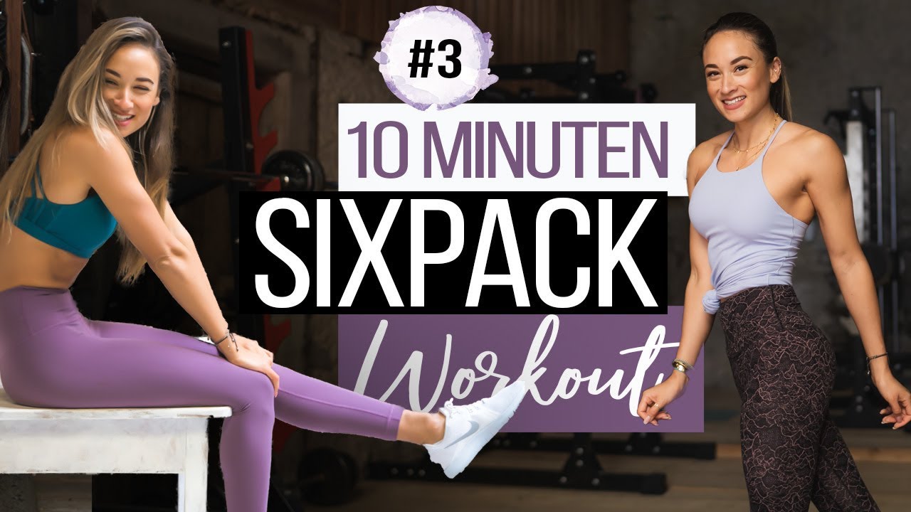 Am Bauch Abnehmen 10 Minuten Workout Zum Mitmachen 4x10 Youtube