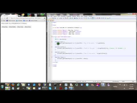 Javascript - Display The Date