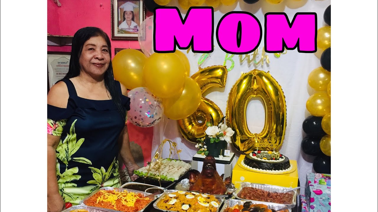 Our Mom's 60th Birthday Simple Celebration