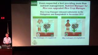 1. Seminar by Roland Buresh: The Rice Crop Manager: an ICT-based, agro-advisory service, Pt. 1