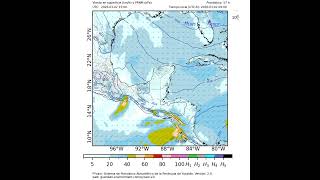 PYcast. Viento en superficie (km/h) y PRNM (hPa). D1. 2026-02-28 0000 UTC (+102h).