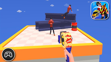 Tape Thrower: Stickers Gun - Gameplay Walkthrough Part 11 - Casual Game Levels 32-35 (iOS, Android)